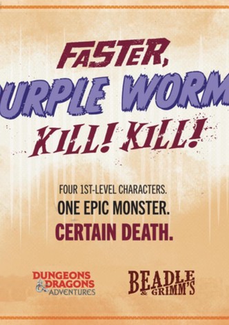 Faster, Purple Worm! Kill! Kill! poster